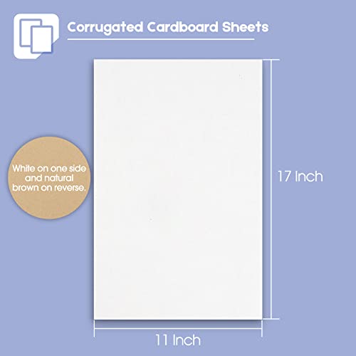 Image of Golden State Art 10 Pack 11x17 Corrugated Cardboard Sheets