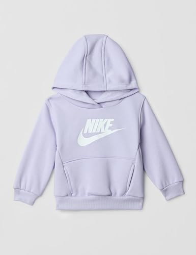 Image of Nike Baby Sportswear Club Fleece Pullover Hoodie and Joggers 2-Piece Outfit Set (Large Swoosh Logo)