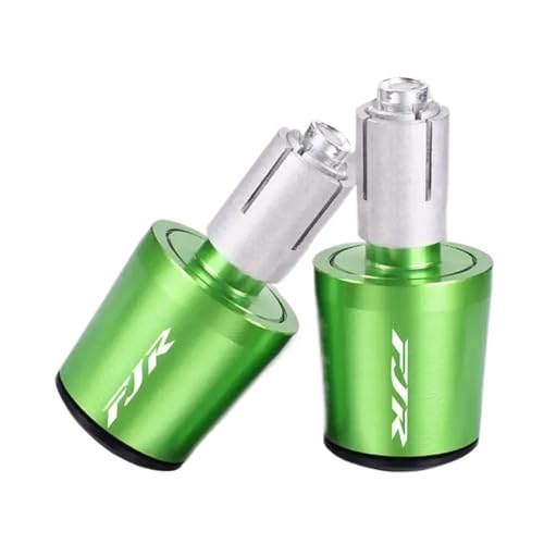 オートバイ用ハンドルバーエンドキャッププラグ オートバイハンドルバーエンド オートバイハンドルバー ハンドルバーグリップキャップ エンドハンドル プラグキャップ のために FJR1300 2004-2015用(Green)