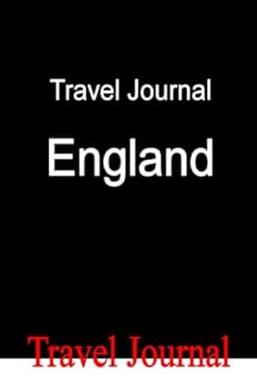 Paperback Travel Journal England Book