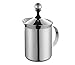 cilio Cappuccino Creamer CLASSIC für 6 Tassen | Ø 10 cm, Höhe 20,5 cm | 800 ml | Edelstahl poliert | mit 4 mm Sandwichboden | für alle Herdarten | Induktions geeignet | mit Mess-Skala