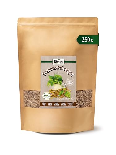 Biojoy Té de Raíz de Ortiga Orgánica (250 g), Raíz de Ortiga seca y cortada (Urtica dioica L.)