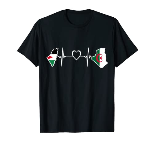 Algérie Palestine Drapeau Palestine Algérie Palestinienne T-Shirt