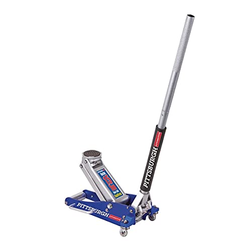 Pittsburgh Automotive 1.5 Ton Aluminum Racing Floor Jack Low Profile With Rapid Pump Mechanics Car Jack #TOP5