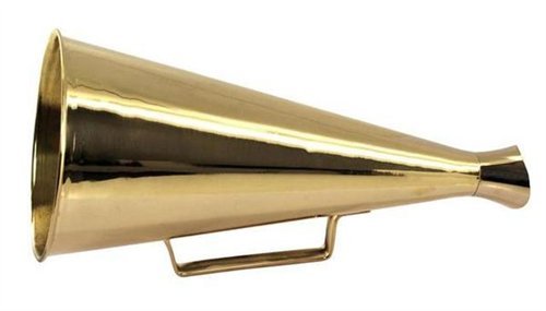 Megafono Retro Laton 33 cm