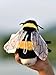 TAMMYFLYFLY Soft Insect Plush Toy, Stuffed Bee Animal Doll,Cute Honeybee Plush Doll,17cm (Bee)