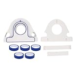 Walfront マスキングテープ カッターセット マスキングペイントテープアプリケーター 25mm幅青色テープ5本付き 1mm正確計測 片手操作 プラスチック製安全カッター トリム 戸 窓枠用 DIY プロ塗装適用