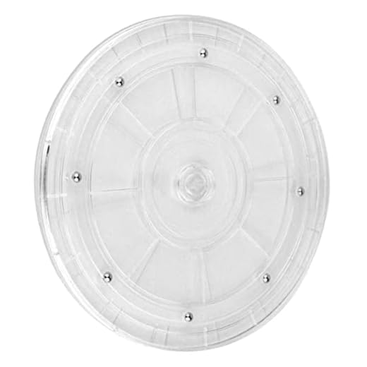 Garneck Spice Rack Turntable Rotating Storage Tray Kitchen Countertop Turntable Smooth Rotation