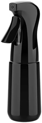 GRIFEMA Botella Spray Pulverizador Agua 200 ml Negro – Reutilizab...