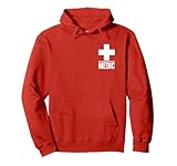 MEDIC CROSS FIRST AID UNIFORM COSTUME TEE Pullover Hoodie
