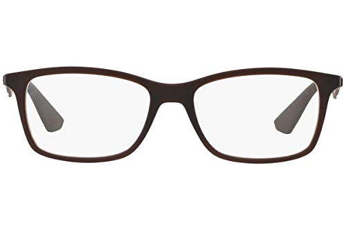 Image of Ray-Ban Unisex Clear Lens Square Frames - 0RX7047