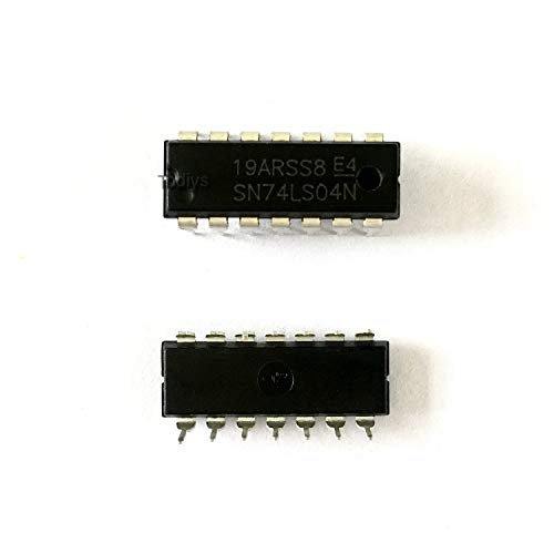 Todiys New 20Pairs for 20Pcs 74LS04 SN74LS04 SN74LS04N HD74LS04P DM74LS04N DIP-14 Hex Inverter + 20Pcs 14-Pin IC Sockets 74LS04N