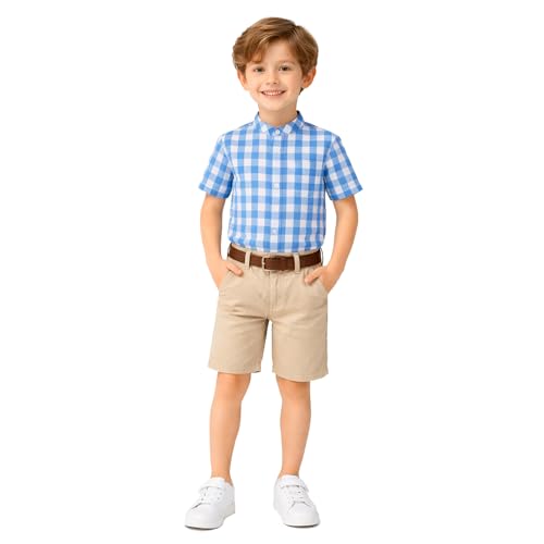 Image of Boys Half Sleeves Cotton Shirts