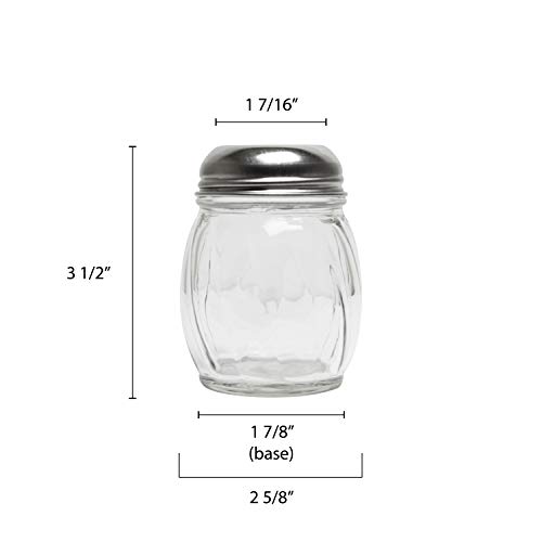 Shaker à fromage transparent pour doser sans gaspiller le parmesan
