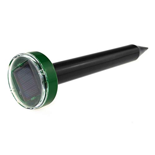 KTSM-Stop-T Expulsor de Aves Ultrasónica Solar, Repelente de Mascotas Gato del jardín Impermeable de disuasión Repelente con energía Solar Apto para Granja (Color : 01)