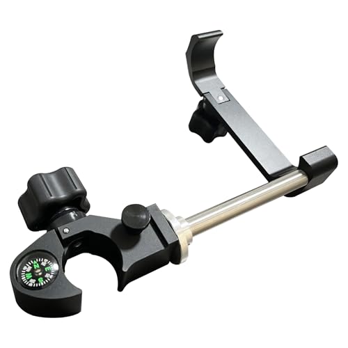 Tablet Bracket & Pole Clamp Cradle Compass for Laptop Data Collector Surveying Pole Claw