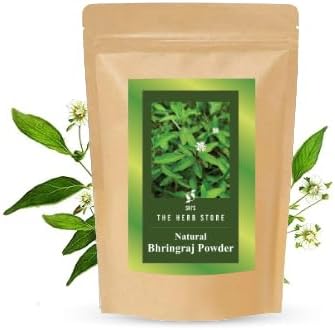 SHI'S THE HERB STORE Bhringraj Powder - Nourishment Of Skin And Hair, Ayurvedic Hair Strengthener and Scalp Nourisher 100gm
