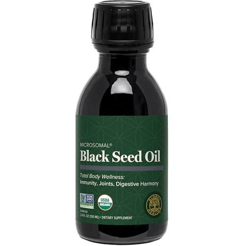 Global Healing Black Seed Oil Organic Cold Pressed - Unrefined
