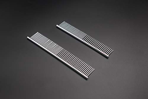 Petqoo Dog Grooming Comb, Metal Dog Comb With Rounded Ends Teeth For Removing Tangles, Mats, Loose Hair For Long And Short Haired Dog Cat #TOP3