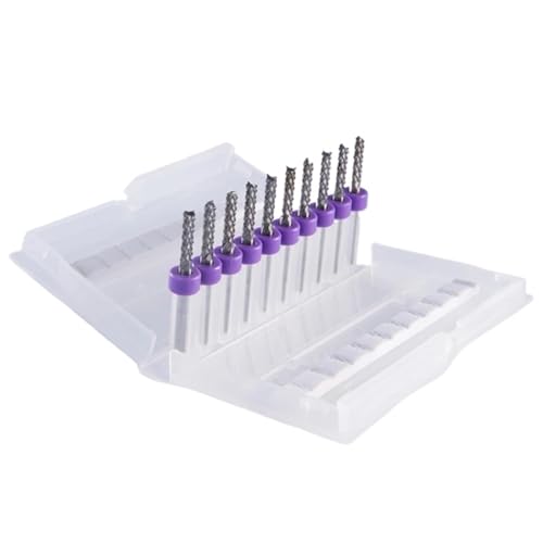 Fraise maïs 0.6mm queue de poisson pour découpe de précision CNC