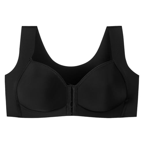 Soutien-gorge sans armatures noir 36C avec fermeture devant - 2