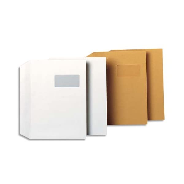 GPV 3256 koperty wysyłkowe, C4, 229 x 324 mm z oknem, 90 g/m²