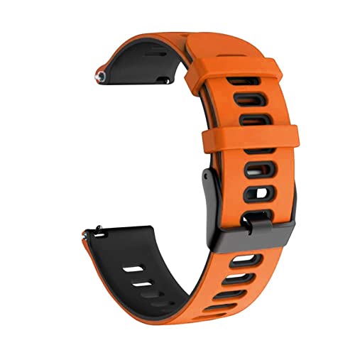 BNEGUV 22mm Silicone Correa Wrist Band for COROS APEX Pro/APEX 46mm Straps Watchband for Polar Vantage M2/ Grit X Pro Bracelet Watch Band (Color : Color K, Size : for APEX 46mm)