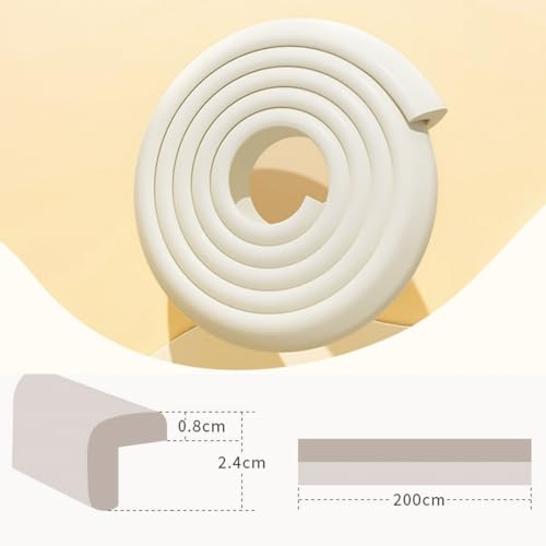 Mousse antichoc pour bébé blanche - Bande de sécurité de 2 m - 2