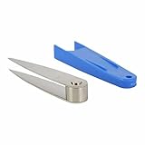 Big Horn 19082-2PK All Purpose Mini Stainless Steel Pocket Splinter Precision Expert Tweezer (2/Pack)