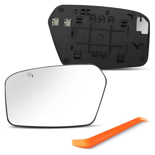 SNEMEEY Driver Side Mirror Replacement for 2006 2007 2008 2009 2010 Ford Fusion, Left Side Mirror Glass Power Heated with Backing Plate