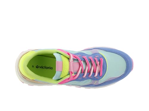 victoria Unisex-Adult Luna Nylon & Suede Multicolor Sneaker4