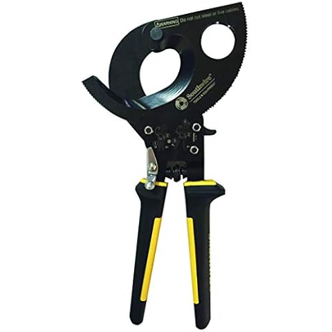Southwire 58277740 Tools & Equipment CCPR400 Heavy Duty Compact Ratcheting Cable Cutters with Comfort Grip Handles, Easy to Use Quick- Release Lever, Steel Blades, 750 kcmil CU/1000 kcmil AL Cover