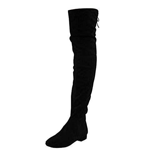 thigh high boots for skinny legs uk