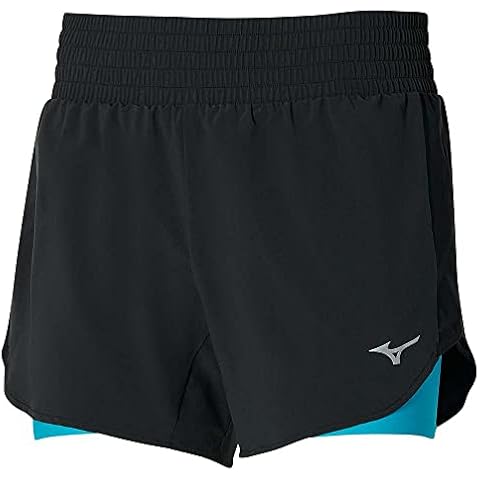 Short Mizuno 2 en 1 Femme Cover