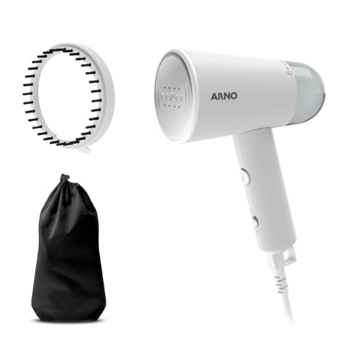 Vaporizador de Roupas Arno Steam Travel, Higieniza, Compacto, Dobrável e Portátil, 220V, Cinza, HS11