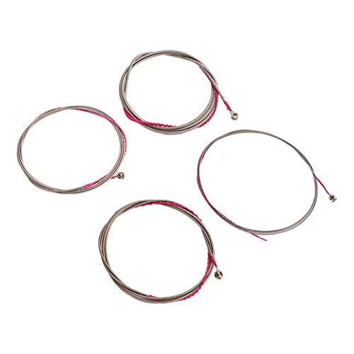 Lot de 4 cordes de basse, 4 cordes en métal remplaçables, décoratives, pratiques pour remplacer les accessoires d… - Les Beatles, Paul McCartney, John Lennon, RIngo Starr, George Harrison Lot de 4 cordes de basse, 4 cordes en métal remplaçables, décoratives, pratiques pour remplacer les accessoires d… – Image 3