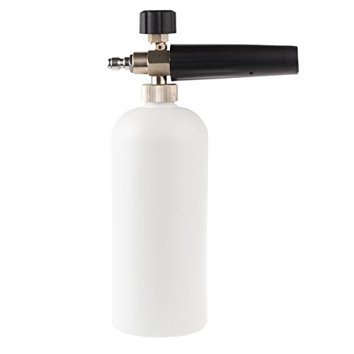Canhão de espuma ajustável ONEVER para lavagem profissional de carro, 1 litro garrafa de espuma de n