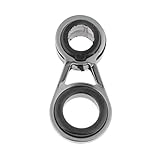 Edelstahlrahmen und verschleißfester Keramikring, robust und langlebig.