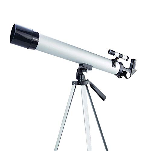 Telescopio refractor 50mm apertura 600mm focal con trípode miniatura 4
