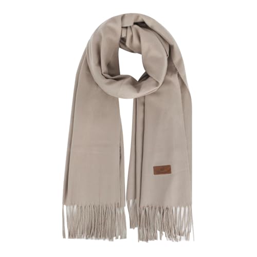Bufanda de invierno a cuadros suaves chal grande unisex manta con borlas