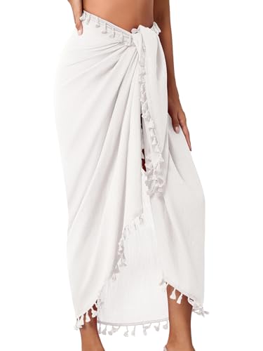 Image of QIANXIZHAN Women's Swimsuit Cover Up,Beach Sarong Wrap Bottom Coverup