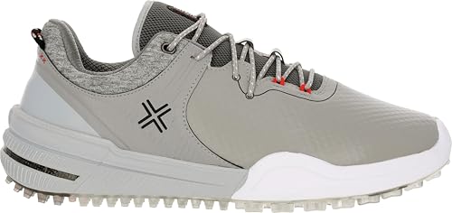 X 001 40003-200 Gray/White Men Spikeless Golf Shoes