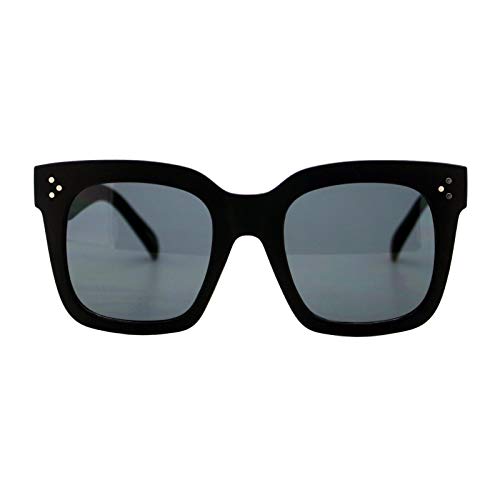 JuicyOrange Womens Oversized Fashion Sunglasses Big Flat Square Frame UV 400