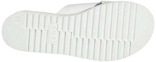 Coolway Dunia, Sandali con Plateau Donna, Bianco