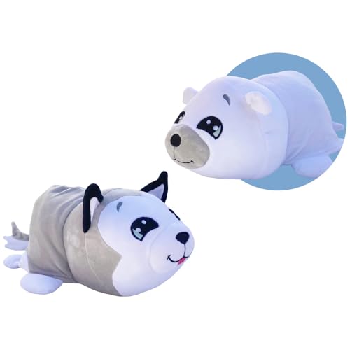 FlipaZoo Mushmillow Powers Polar Bear to Hero Husky Plus Bonus Baby