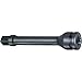 Stahlwille 33010002 1/2" Square Drive Impact Extension Bar, Size 5, 130mm Length, High-Strength Chrome Alloy Steel, Gunmetal Finish, Made in Germany