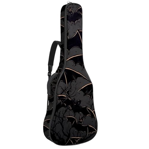 Sac pour guitare acoustique Halloween Bat pour éviter les rayures de transport