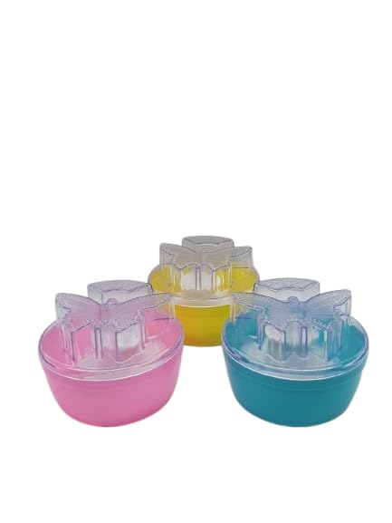 VIRTI MINI ME Powder Puff with Storage Case – Soft, Gentle & Hygienic Talcum Dispenser for Newborns & Toddlers – Plastic Container with Lid – Easy Grip & Travel Friendly (Any One) (Multi color)-image-28