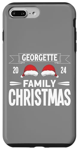 Coque pour iPhone 7 Plus/8 Plus Célébration de Noël en famille 2024 – Georgette Noël