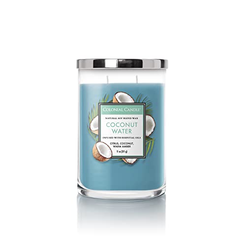 Colonial Candle 126389 Coconut Water Scented Jar Candle cover